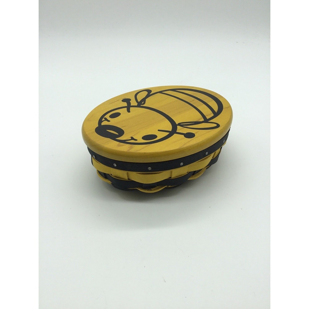 Longaberger 2009 Baby Bee  With Lid And Protector One Signature